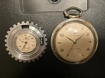 오리엔트 스타 회중시계 스몰 세컨드 센세코 레어 작동 불능 2개 세트