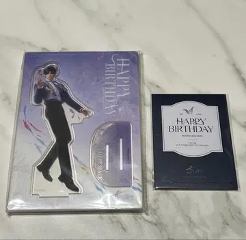 새상품  호무라 생일 아크릴 스탠드 혜택 카드 벌스데이 공식