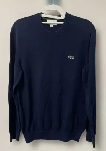 컨디션 최상 라코스테 오가닉 코튼 크루넥 스웨터