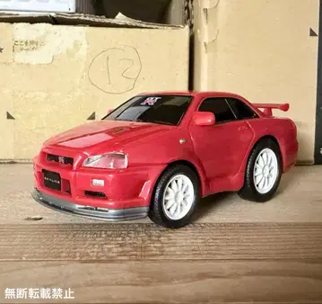 드라이브 타운 닛산 스카이라인 GT-R R34 풀백 미니카 초레어