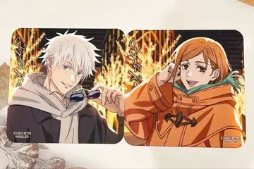 주술회전 말큐브 코스터 고죠 사토루 쿠기사키 노바라 2개