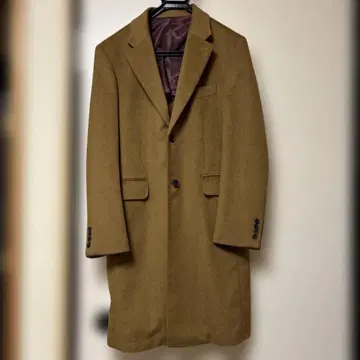 TAKEO KIKUCHI 브라운 체스터 코트