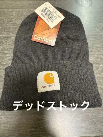 미사용 데드스탁 Carhartt 블랙 비니