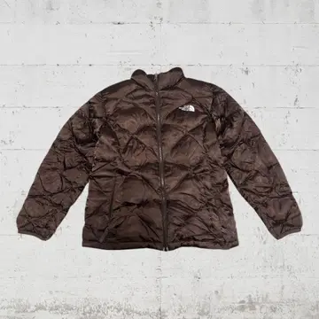 THE NORTH FACE 브라운 다운 자켓 퀼팅