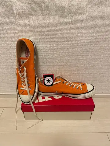 CONVERSE ALL STAR 오렌지 스니커즈