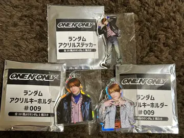 ONE N' ONLY TETTA 랜덤 스티커 & 아크릴 키링 3종 세트