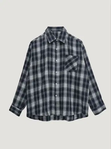[ 무료배송 ] Bargiee NB OVER CHECK SHIRTS