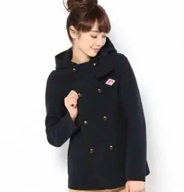 단톤 울 모사 코트 36 네이비