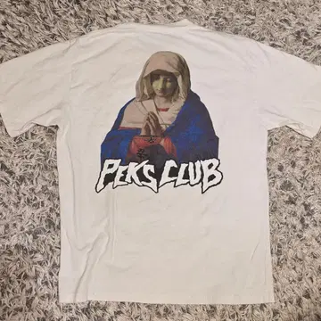 PEKS CLUB 그래픽 T셔츠 화이트