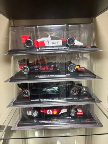 데아고스티니 빅 스케일 F1 컬렉션 1/24 스케일 4대 세트