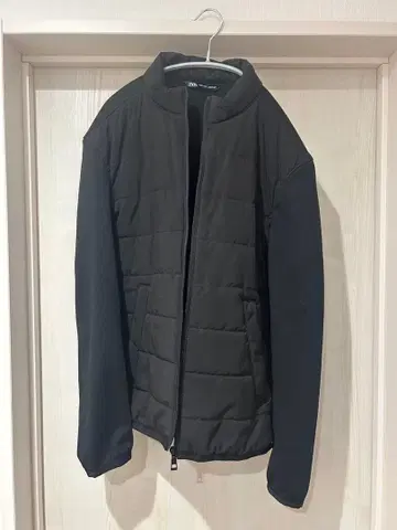 ZARA 블랙 스탠드 카라 블루종 M