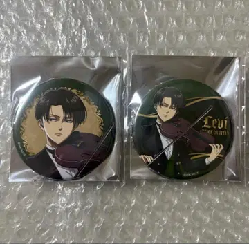 진격의 거인 사중주 캔뱃지 리바이