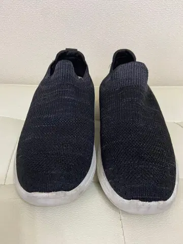 블랙 니트 슬립온