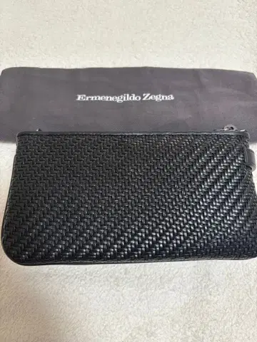 Ermenegildo Zegna 블랙 클러치백 단종 레어템 새상품급