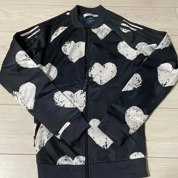 완판템 adidas 40주년 한정판 모델 하트 무늬 트랙 자켓 저지