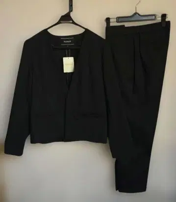 HusHusH 블랙 셋업 자켓 팬츠