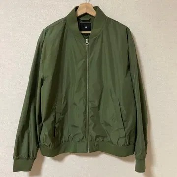 H&M 올리브 그린 MA-1 자켓 XL