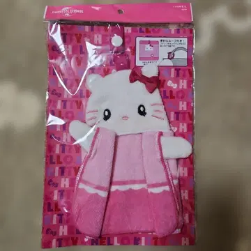 헬로키티 타월 손수건 핑크