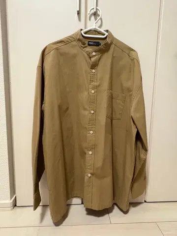 CRAFT 밴드 카라 셔츠 M 베이지