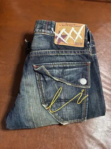 LIBERTO 데미지 데님 청바지 106103 빈티지 가공