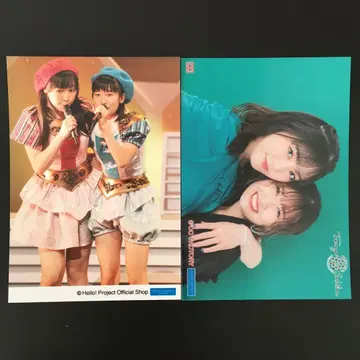 6156 모닝구무스메. 후쿠무라 미즈키 사토 유키 브로마이드 2장 세트