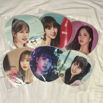 twice 미나 모모 부채 묶음 판매