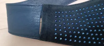 다크 블루 큐빅 벨트