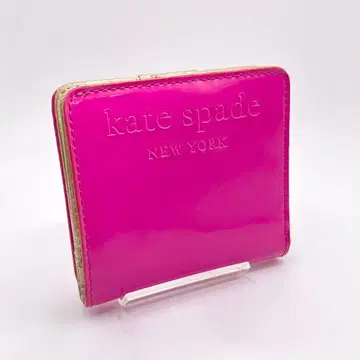 kate spade 케이트 스페이드 이단 접이식 지갑 핑크 나일론