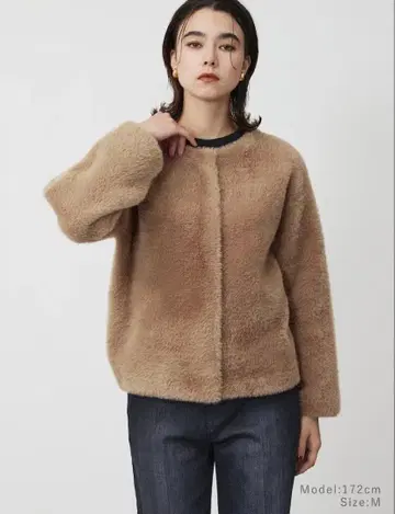 [ 미사용 새상품 ] PLST 플라스테 페더얀 2WAY 가디건 BEIGE