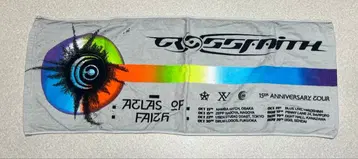 crossfaith 대형 머플러 타월 새상품급