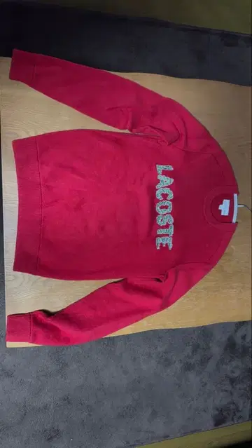 [ 한정품 ] LACOSTE 맨투맨 트레이닝복 레드 미사용 라코스테