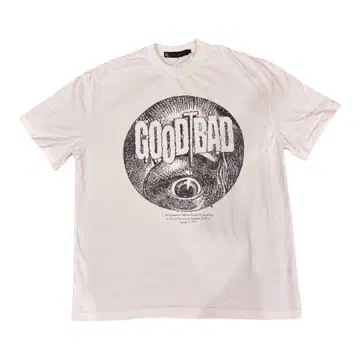GOOD BAD 그래픽T셔츠 화이트