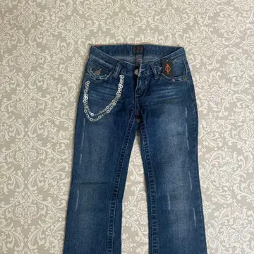 슬림 레그 Y2K 청바지