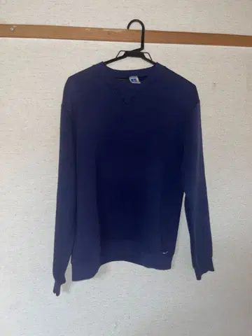 80sRUSSELL ATHLETIC 퍼플네이비 맨투맨 M 사이즈