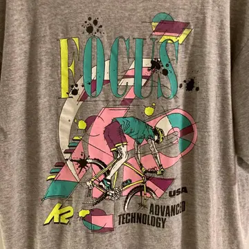 90s K2 T셔츠 MTB 자전거 멜란지 레어 빈티지 ITALY제