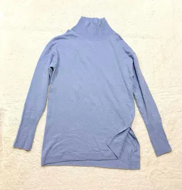 BARNYARDSTORM 양모 캐시미어 하이넥 튜닉 니트 루즈핏 2411