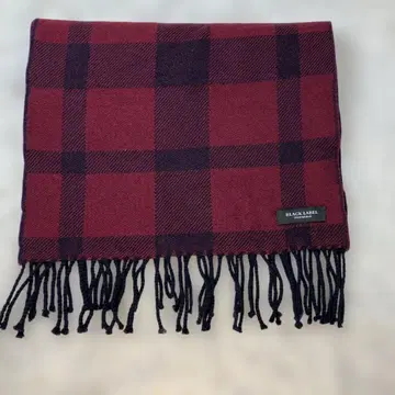 BLACK LABEL CRESTBRIDGE 머플러 네이비 빨간색 체크