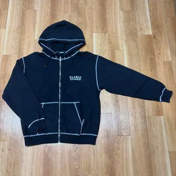 XLARGE 네이비 집업 후드티