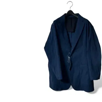 새상품 GENELESS XL 테일러드 자켓 네이비 스트레치