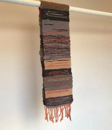 [새상품] 찢어서 짠 울 머플러1