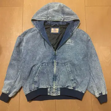 US.COMPANY SUPPLY 후드 부착 데님 자켓