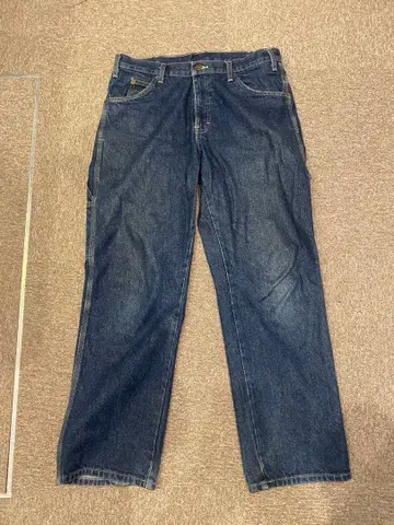 Dickies 다크 블루 스트레이트 레그 데님