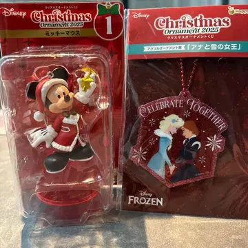 디즈니 Happy 복권 크리스마스 오너먼트 2025 미키마우스
