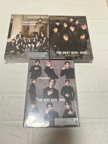SnowMan THE BEST 2020 - 2025 3 형태 세트