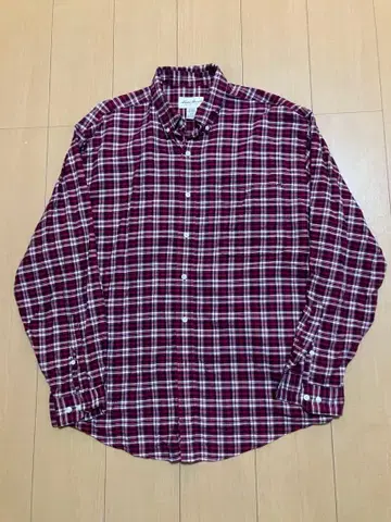 Eddie Bauer 체크 무늬 긴팔 셔츠 L/G