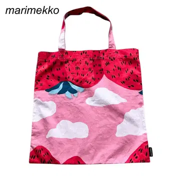 marimekko 마리메꼬 이치고노야마 토트백 패브릭백