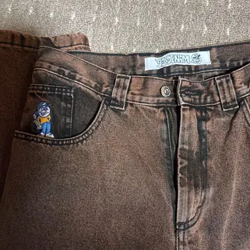 93DENIM 브라운 데님 팬츠