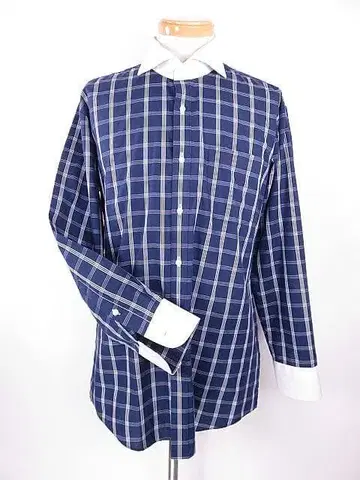 브릭하우스 클레릭 셔츠 긴팔 드레스 셔츠 네이비 슬림핏 LL