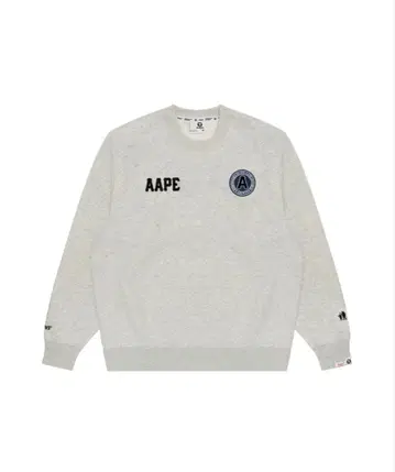 AAPE 그레이 크루넥 트레이닝복