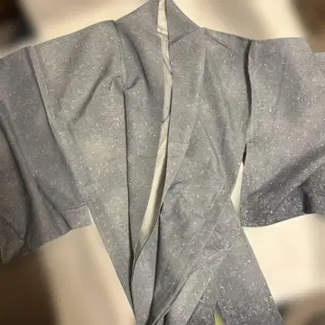 여름용 순수 실크 나비 패턴 기모노